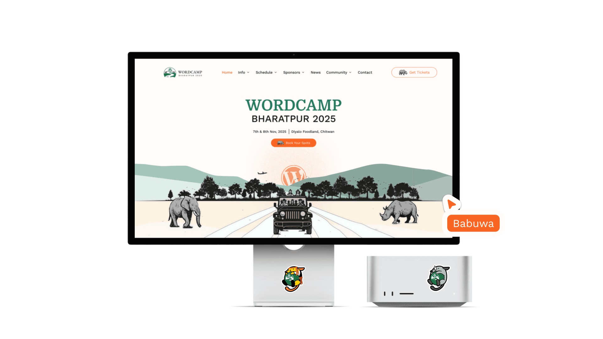 WordCamp Bharatpur 2025 branding and event design system