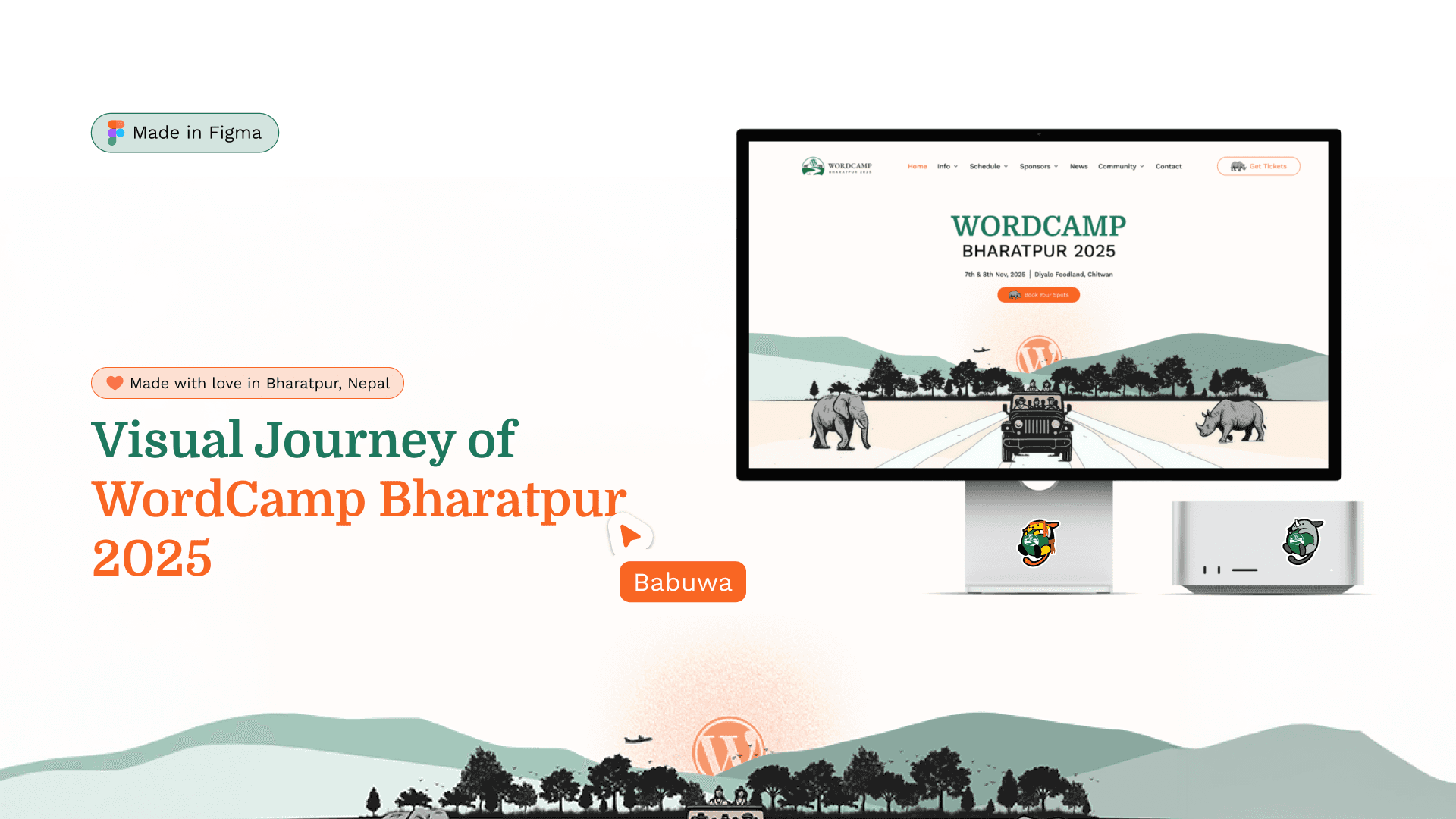 Visual Journey of WordCamp Bharatpur 2025 | Branding and Design System